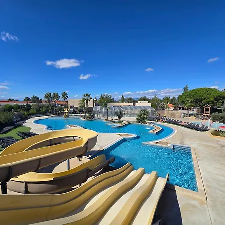 Le Lagon Mobil 6 Personnes A 100m De La Piscines 5 Etoiles Les Dunes * تورايْ